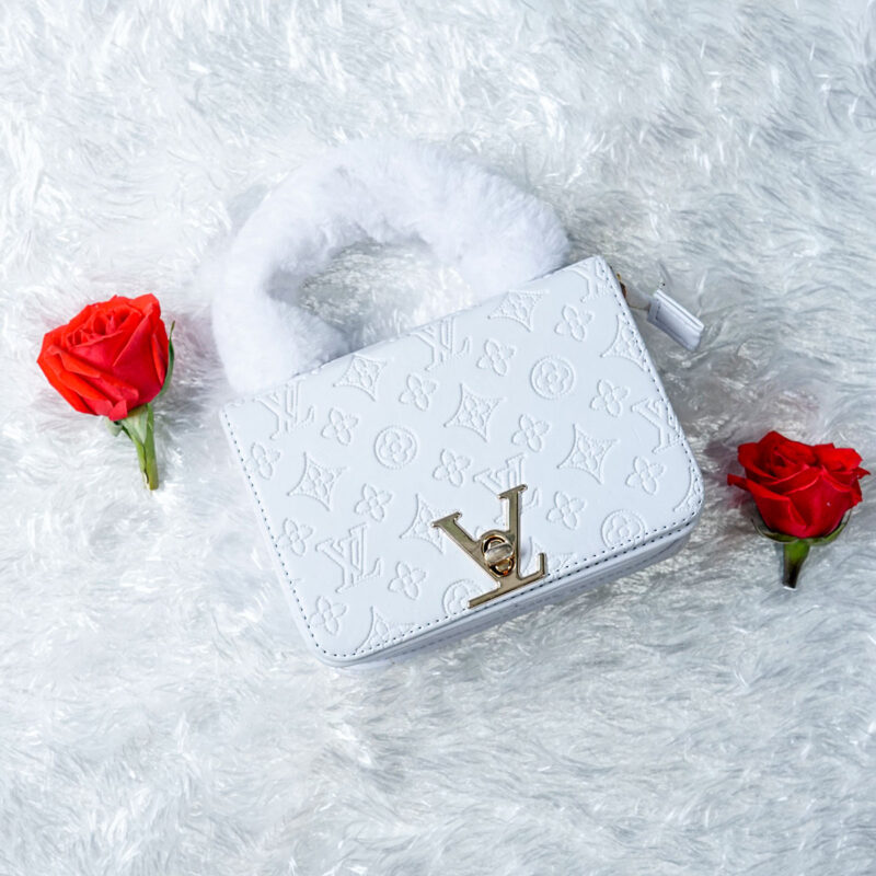 Bolso LV pequeño blanco