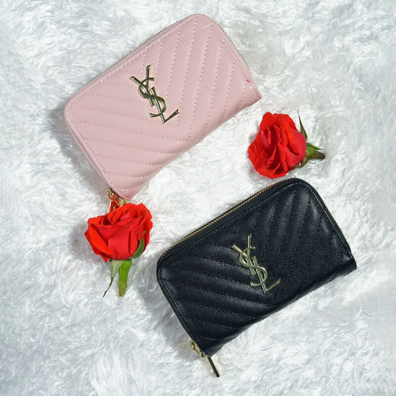 Monederos YSL negro y pink