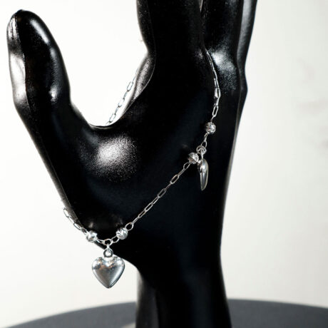 Pulsera 3 Corazones Para Mujer